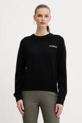 PINKO gyapjú pulóver - fekete M - answear - 77 990 Ft