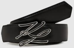 Karl Lagerfeld kifordítható bőröv - fekete 75 - answear - 30 990 Ft