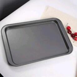  Tepsi / sütőlemez alacsony 42, 5x28, 5x2, 5cm tapadásmentes fém W00106 (W00106)