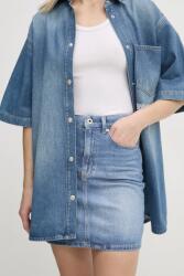 Karl Lagerfeld Jeans farmer szoknya mini, ceruza fazonú, A1W12025 - kék S