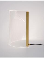 Nova Luce Veioza SIDERNO Auriu Aluminiu & Acrylic LED 6W 230V 348Lm 3000K IP20 (NV9054401)