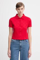 Calvin Klein Jeans pamut kardigán - piros XS