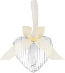 MagicHome Dekoráció MagicHome Karácsony, szív, 9x9x2, 5 cm