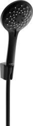 Mexen tartozékok - 1 pontos kézizuhany készlet R-74, fekete, 785745052-70 (785745052-70)