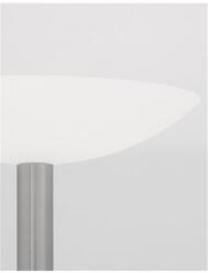 Nova Luce Lampa podea ROCCO Satin Nickel Metal & Acrylic Mat Alb Sticla LED 30 Wat 230 Volt 2700Lm 3000K IP20 (NV9020301)