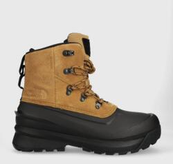 The North Face velúr hócipő MEN S CHILKAT V LACE WP barna, férfi, - barna Férfi 46