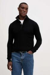 KARL LAGERFELD gyapjú pulóver könnyű, fekete, 554399.655005 - fekete M