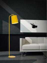 Nova Luce Lampa podea STABILE Mat Yellow Metal Outside Mat Alb Inside LED E27 1x12W IP20 Fara bec (NV549601)