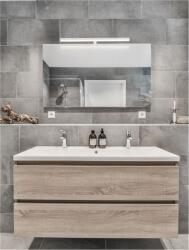 Nova Luce Corp de iluminat pentru baie GLIM Alb Aluminiu & Acrylic LED 18 Wat 230 Volt 1922Lm 3000K IP44 (NV787016)