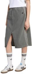 Adidas gyerek farmer szoknya szürke, midi, egyenes, JY3561 - szürke 170