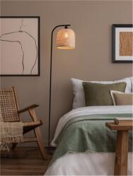 Nova Luce Lampa podea INTRA Natural Bamboo & Negru Metal LED E27 1x12W 230V IP20 Fara bec (NV9001090)