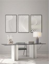 Nova Luce Veioza AMMOS Gray Natural Concrete & Alb Fabric Shade LED E27 1x12 Wat 100-240Volt Fara bec (NV9540244)
