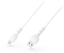 DEVIA USB - Lightning adat- és töltőkábel 1 m-es vezetékkel - Devia Kintone Cable V2 Series for Lightning - 5V/2.1A - white - ECO csomagolás