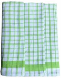 Polášek Kockás konyharuha Egypt - 3 darabos szett - sz. 46 | Világos zöld / fehér (768477-17)