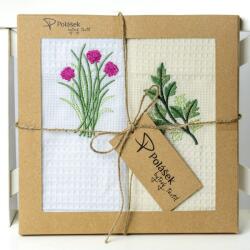 Polášek Hímzett konyharuhák motívummal - 2 darabos szett - Virágok sz. 13 (31074477-01)