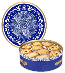  Vajas keksz kék fémdobozban 400g