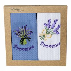 Polášek Prosoape de bucătărie waffle brodate cu motiv - Set de 2 bucăți - Provence nr. 11 (39965333-01)