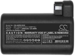 AEG ElectroLux Pure i9.2 ERV5100TG PI91-5MBM ERV7210TG PI92-4STN PI92-4ANM series S91-0400410-SU2 OSBP72LI25 OSBP72LI25 7.2V 3400mAh porszívó akkumulátor