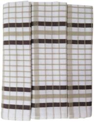 Polášek Kockás konyharuha Egypt - 3 darabos szett - sz. 16 | Barna (655953-83)
