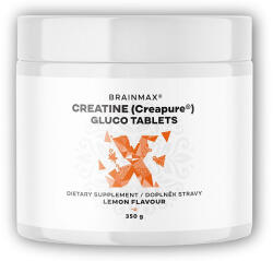BrainMax Creatină Creapure Gluco comprimate Lămâie, Creatină Monohidrat 350g 115 comprimate