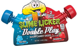 Toxic Waste Slime Licker Double Play Pouch savanyú folyékony cukor 40g - vegyesbolt