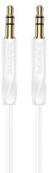 BOROFONE BL16, 3, 5mm-3, 5mm (1 méter), Adapter, fehér