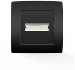 ELMARK City csengő kapcsoló névkártya tartóval antracit (193171)