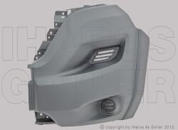 Fiat Ducato 2014-2023 - Első lökh. sarok bal ködlámpás is Heavy szürke*