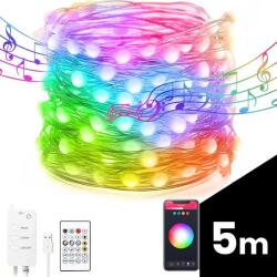 Phenom Smart fényfüzér - USB - 33 RGB LED - 5 m - Bluetooth (58382A) - webshop