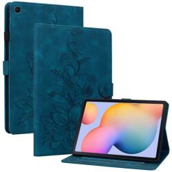  Husă ART LILY tip carte pentru Samsung Galaxy Tab S6 Lite 2024 / S6 Lite 2022 / S6 Lite albastru