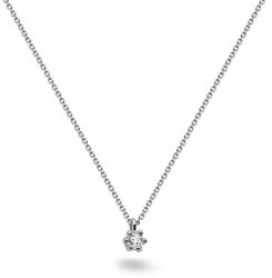 Heratis Forever Egyszerű gyémánt nyaklánc, fehérarany FLBR005A