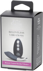 Fifty Shades of Grey A szürke ötven árnyalata Relentless - csikló vibrátor (fekete)