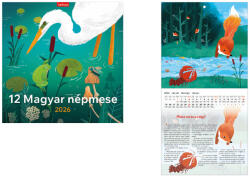 TopTimer Falinaptár 2026, T098 12 MAGYAR NÉPMESE (26T9800-12A)