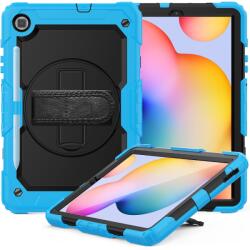  SOLID Rezistență la 360 husă pentru Samsung Galaxy Tab S6 Lite 2024 / S6 Lite 2022 / S6 Lite albastru