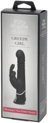 Fifty Shades of Grey A szürke ötven árnyalata Greedy Girl - lökő vibrátor (fekete)