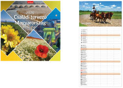 TopTimer Falinaptár 2026, T098 CSALÁDI TERVEZŐ MAGYARO (26T9800-28A)