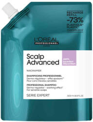 L'Oréal Scalp Advanced sampon zsíros hajra, utántöltő, 500 ml
