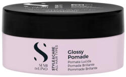ALFAPARF Milano Semi di lino Style & Care Glossy Pomade fényes wax 90ml - fodrasznagyker