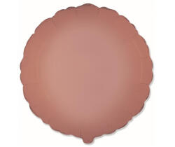 Flexmetal Vintige rózsa fólia lufi, 17"/43cm, gömb