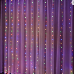 Masterled LED függöny USB 5V 300xLED RGB LVT távirányítóval (LVTCHO0012)