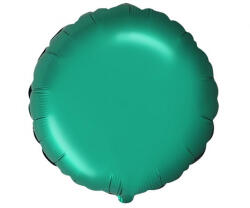 Flexmetal Satén zöld fólia lufi, 17"/43cm, gömb
