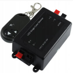 Masterled Dimmer LED szalagokhoz, Rádióvezérlő RF távirányítóval 8A 12V (LVTAKC0060)