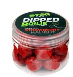Stég Dipped boilie 100g 20mm Strawberry-Halibut