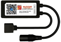 Masterled Vezérlő RGB WiFi SMART TUYA LED szalagokhoz 6A 5-24V 72W 144W fekete LVT (LVTAKC0030)