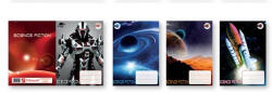 T-Creativ Füzetborító T-Creativ A/5 papírbetétes science fiction 14 (N12056TSF/DB)
