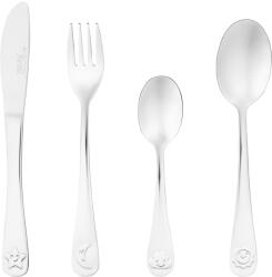 Ambition Junior Set tacamuri inox copii, 4 piese, Sky (43137) Tacam