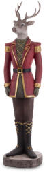 Art-Pol Nagy méretű karácsonyi rénszarvas dekorfigura, műanyag, piros-zöld-barna, 109, 5x28x26cm (147851)