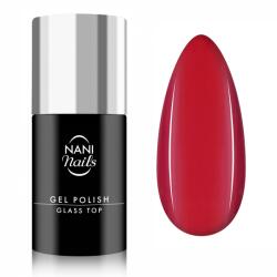 Naní gél lakk Glass top 5 ml - Berry Crush