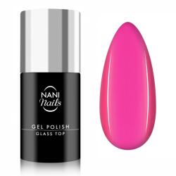 Naní gél lakk Glass Top 5 ml - Pink Elixir