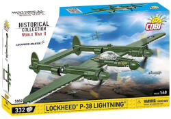 COBI - Lockheed P-38 vadászrepülőgép építőjáték készlet (COBI-5882)
